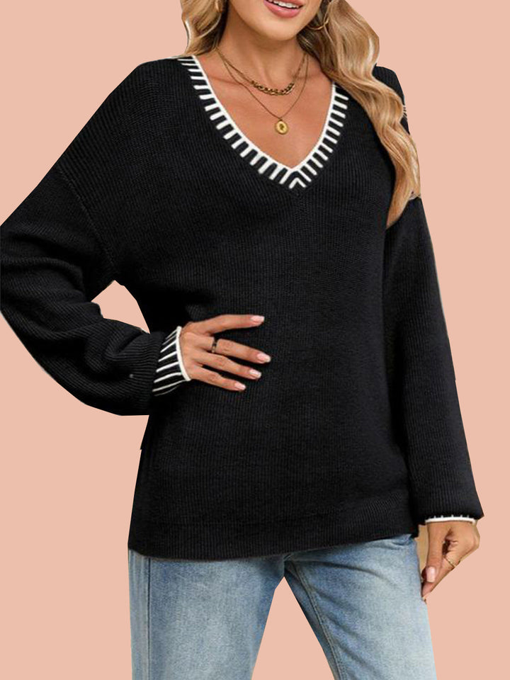 BONNIE | V Neck Sweater