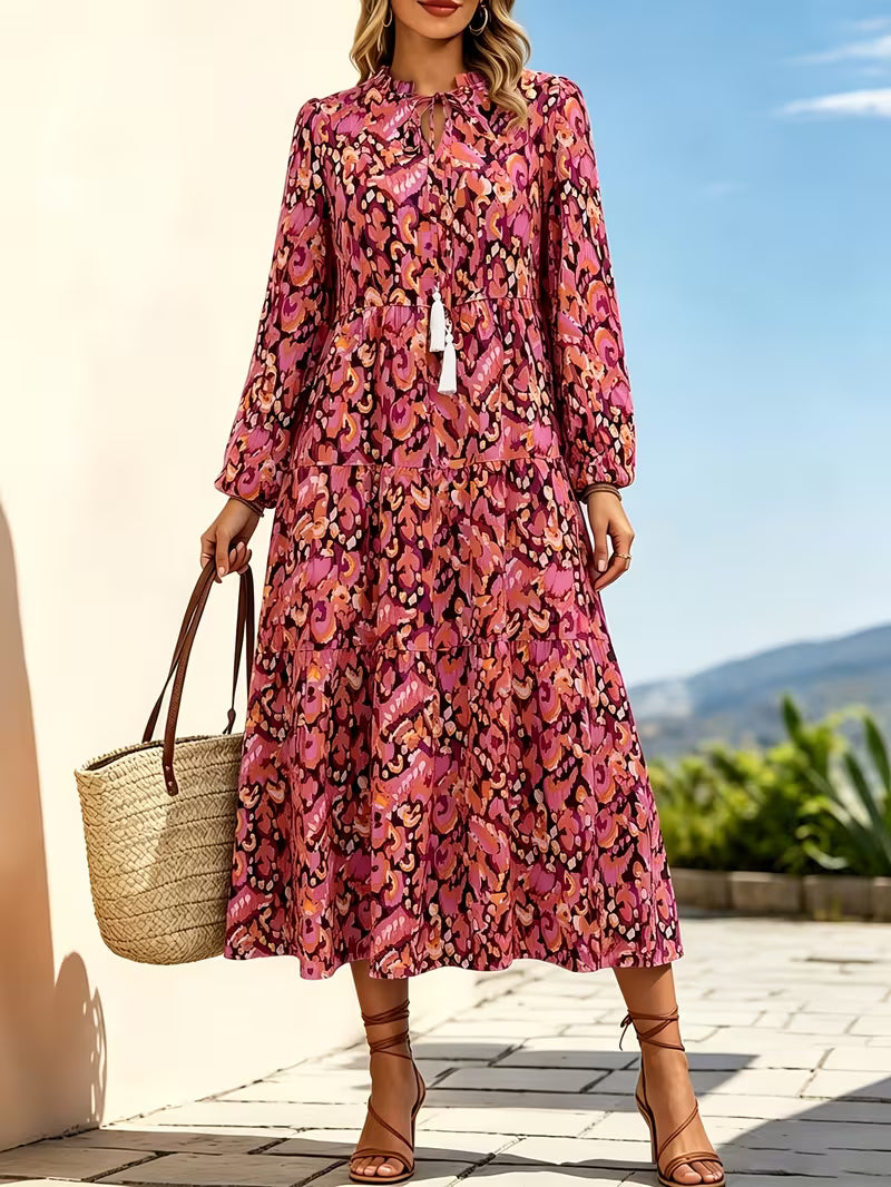 Bohemian Tassel Maxi Dress