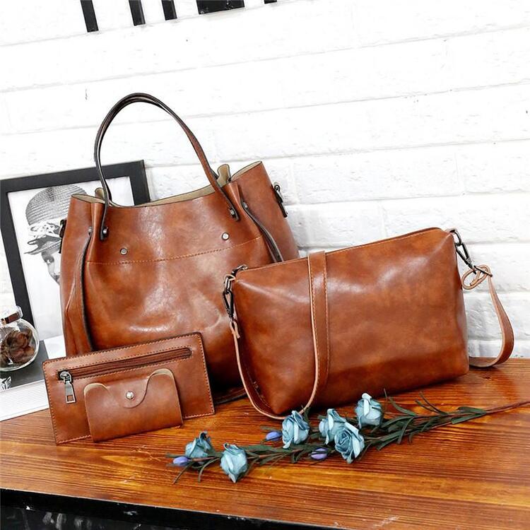 Sutton | Women Stylish Retro 4-Piece Bag Set