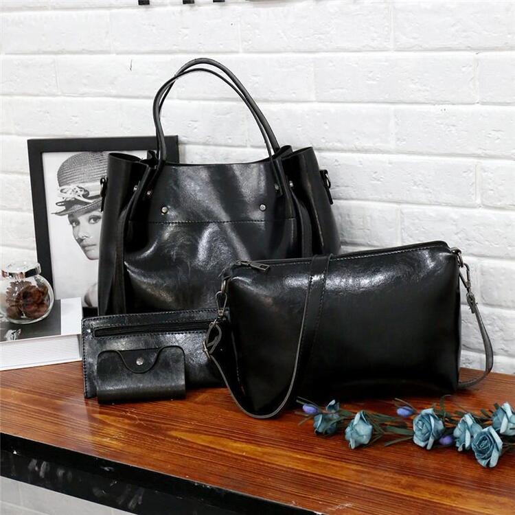 Sutton | Women Stylish Retro 4-Piece Bag Set
