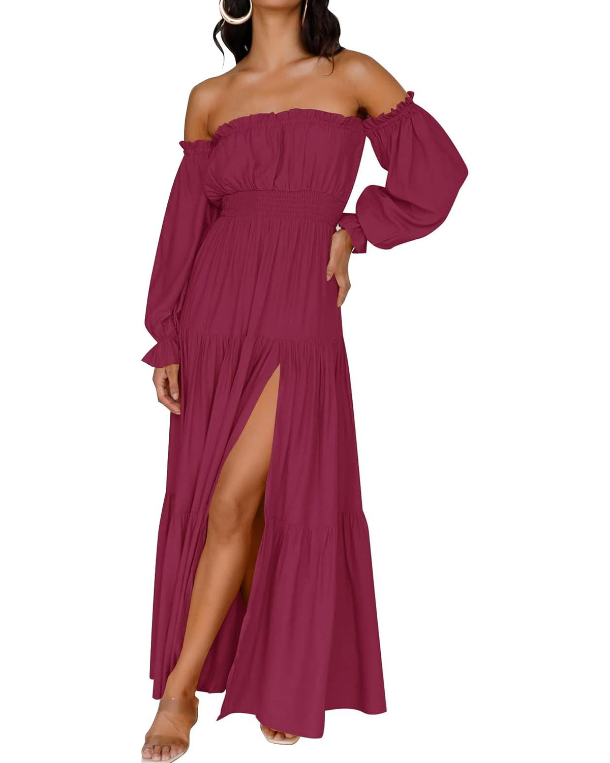 Amara™ Off-Shoulder Maxi Dress 💕