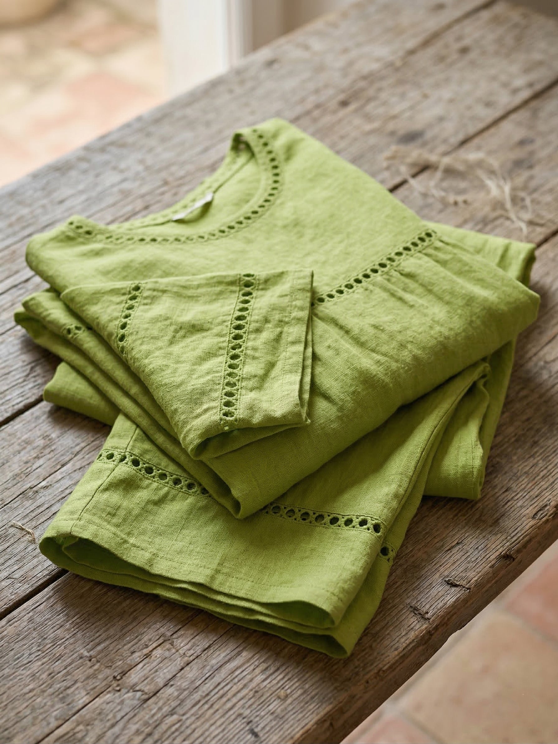 Matilda™ Vintage Casual Loose-Fit Linen Two-Piece Set