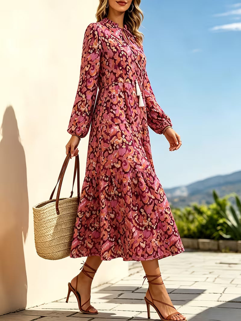 Bohemian Tassel Maxi Dress