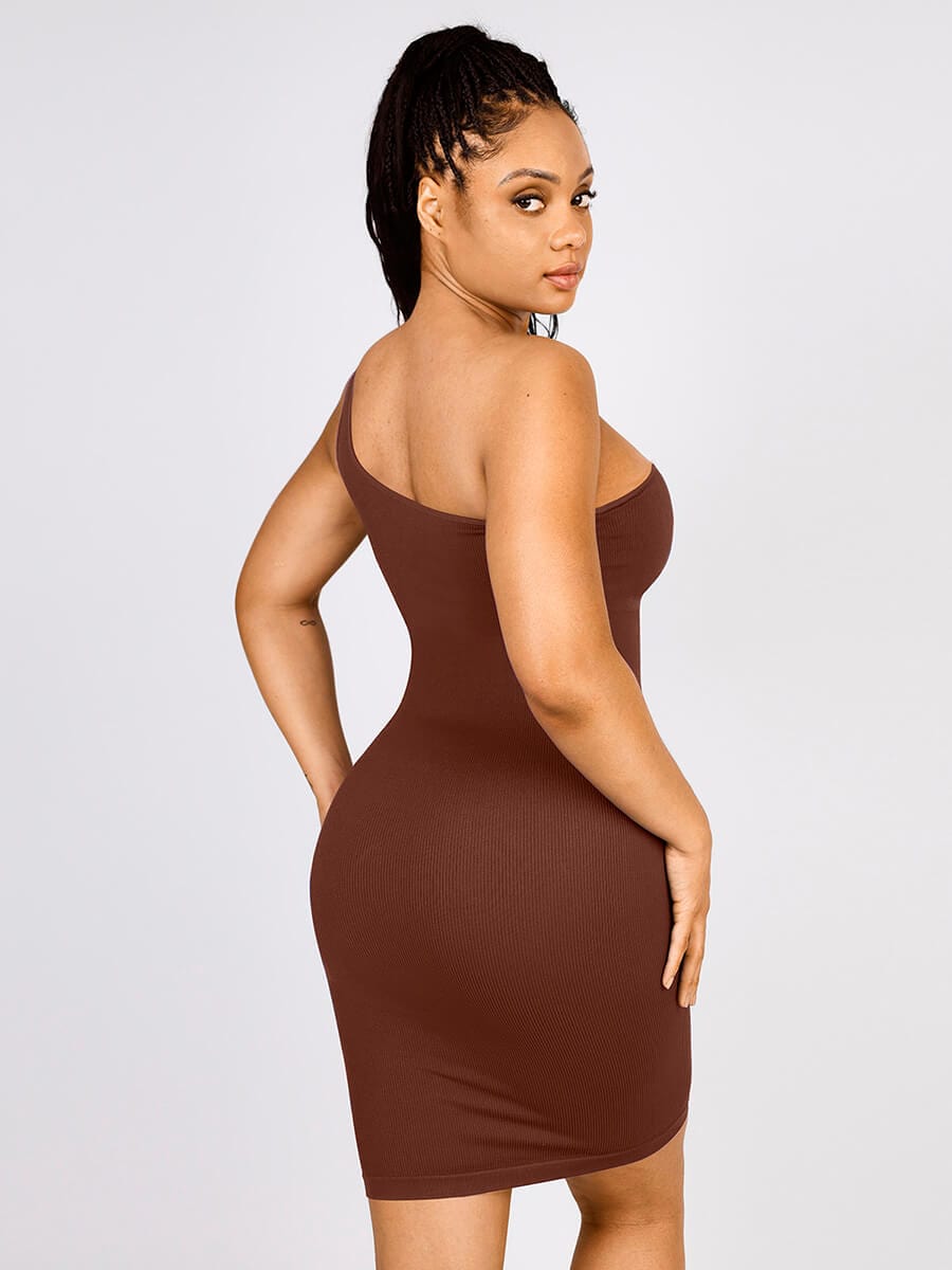 Seamless One-Shoulder Dress