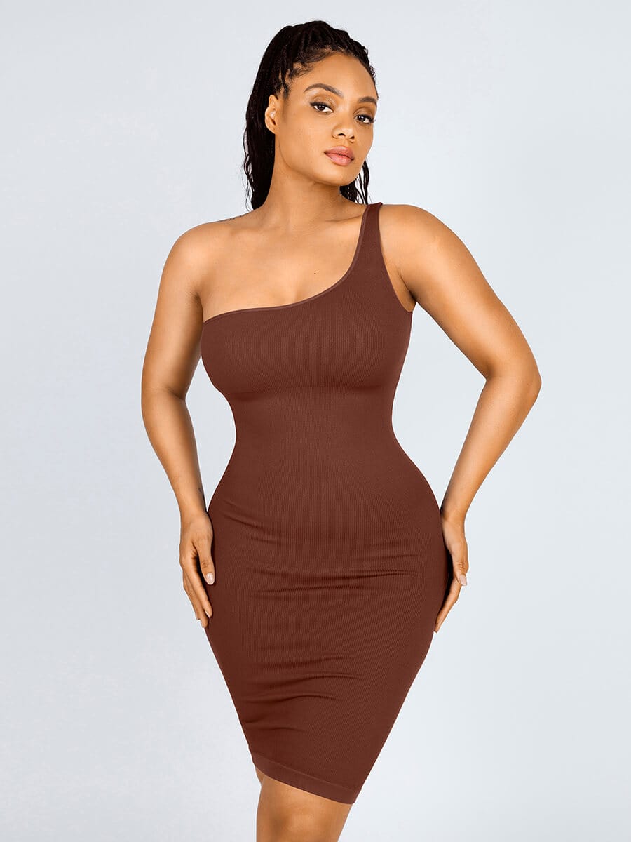 Seamless One-Shoulder Dress