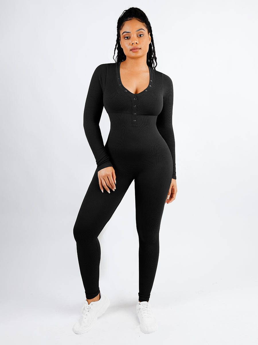 Elevate Seamless V-Neck Jumpsuit