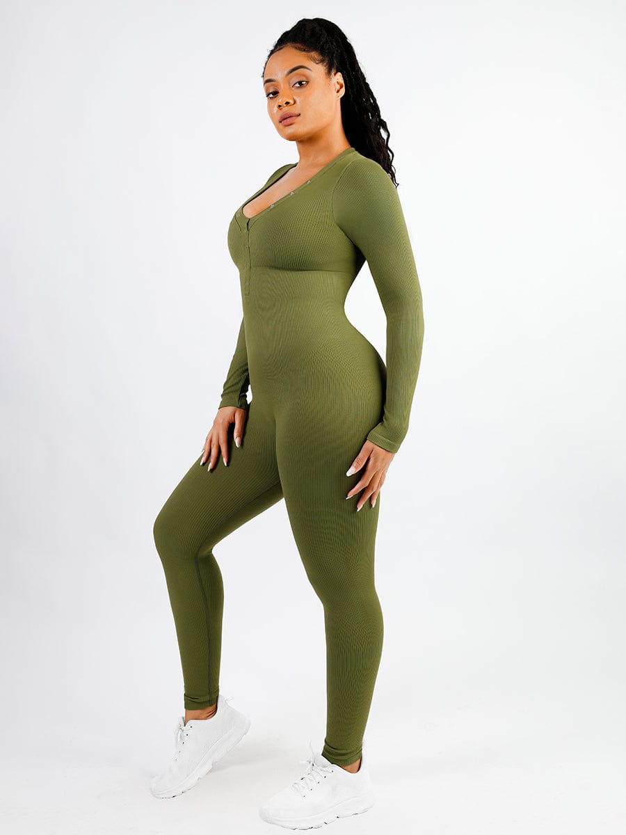 Elevate Seamless V-Neck Jumpsuit