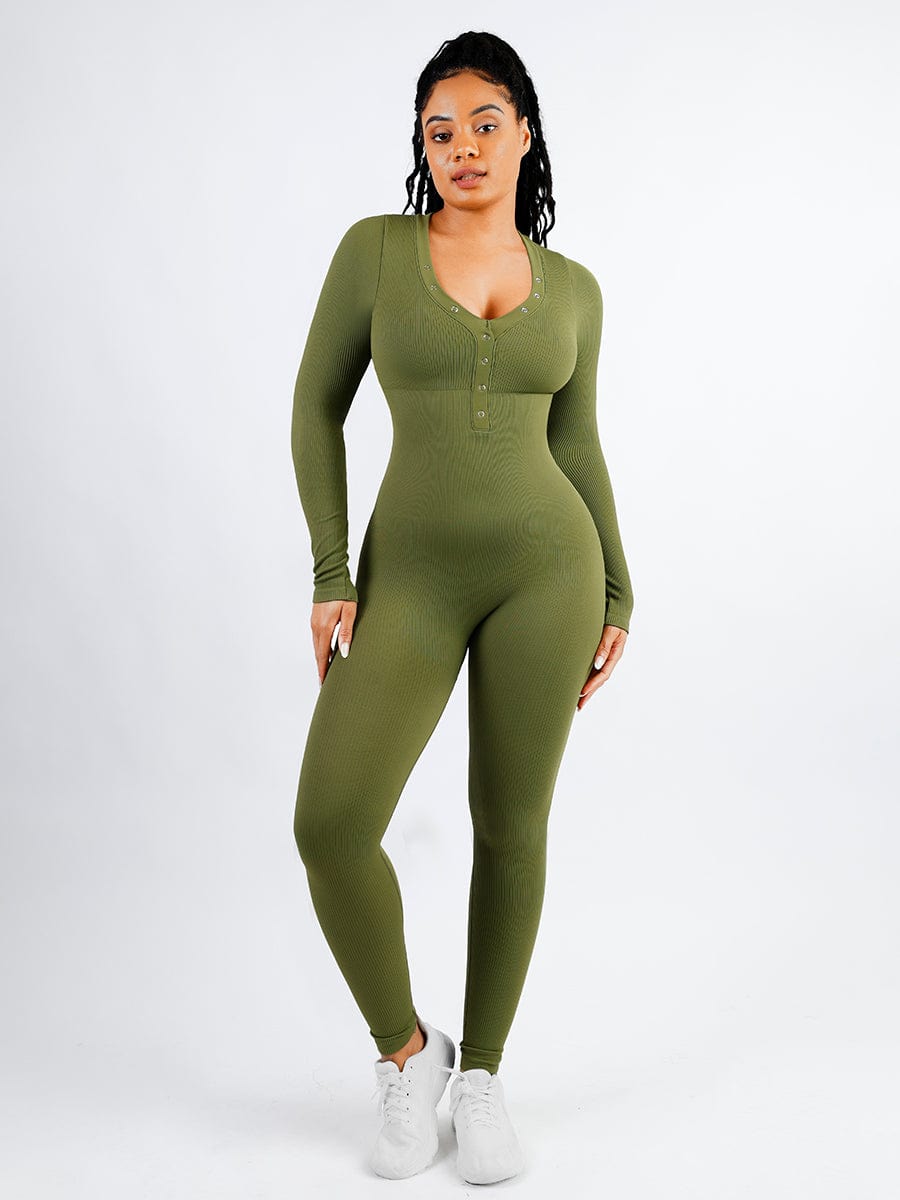 Elevate Seamless V-Neck Jumpsuit