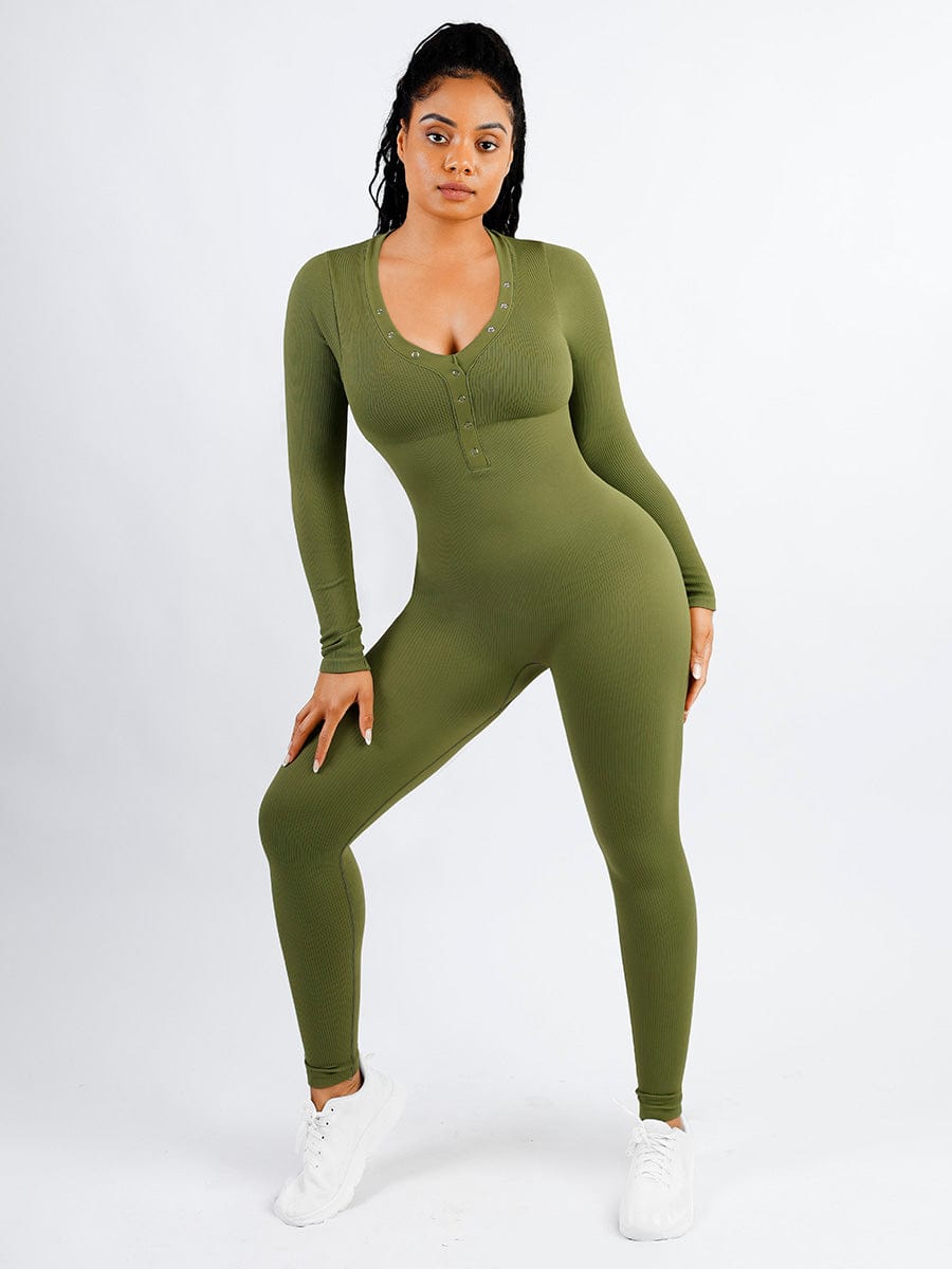 Elevate Seamless V-Neck Jumpsuit