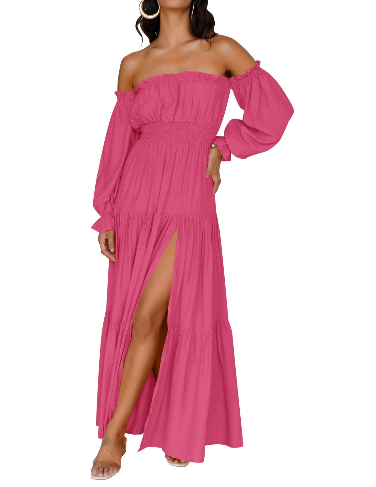 Amara™ Off-Shoulder Maxi Dress 💕