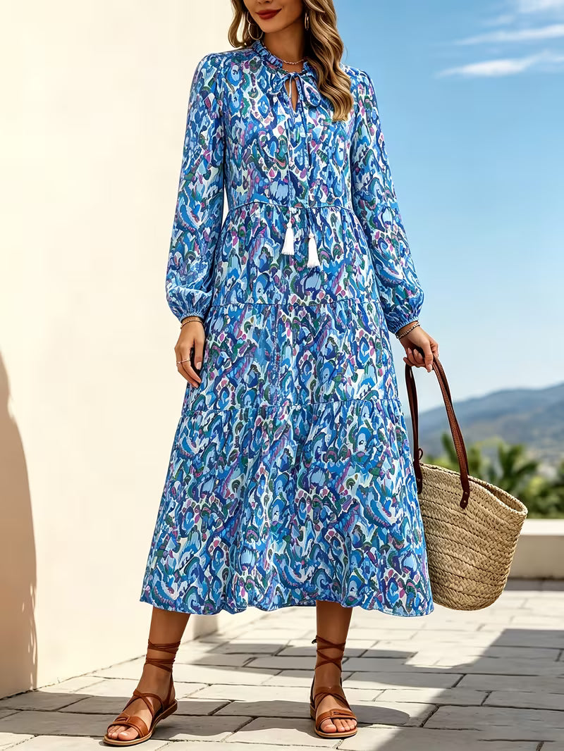 Bohemian Tassel Maxi Dress