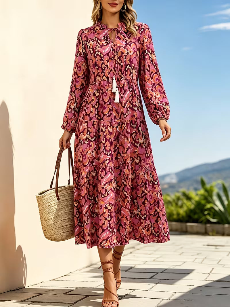 Bohemian Tassel Maxi Dress