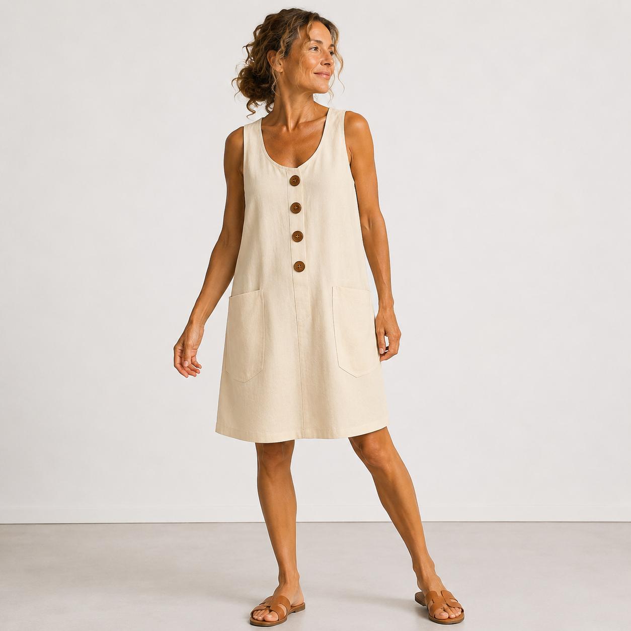 Macey's - Cotton Linen Dress