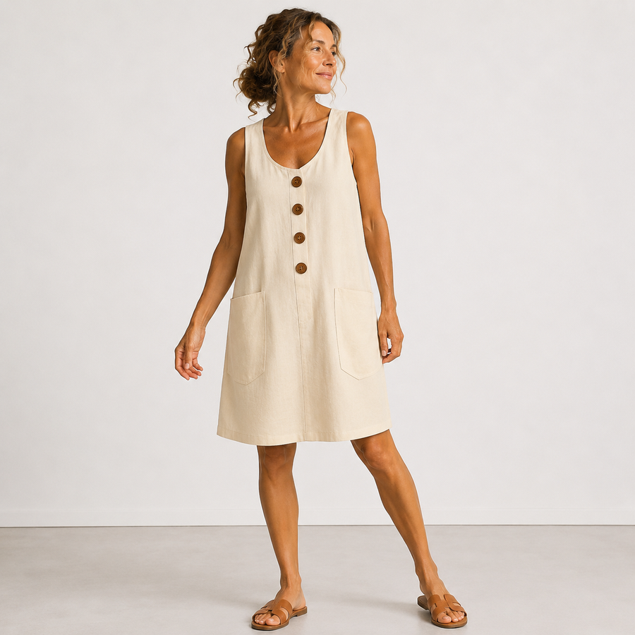 Macey's - Cotton Linen Dress