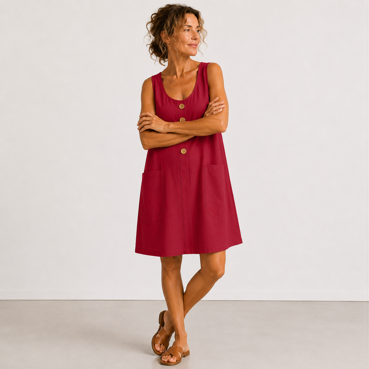 Macey's - Cotton Linen Dress