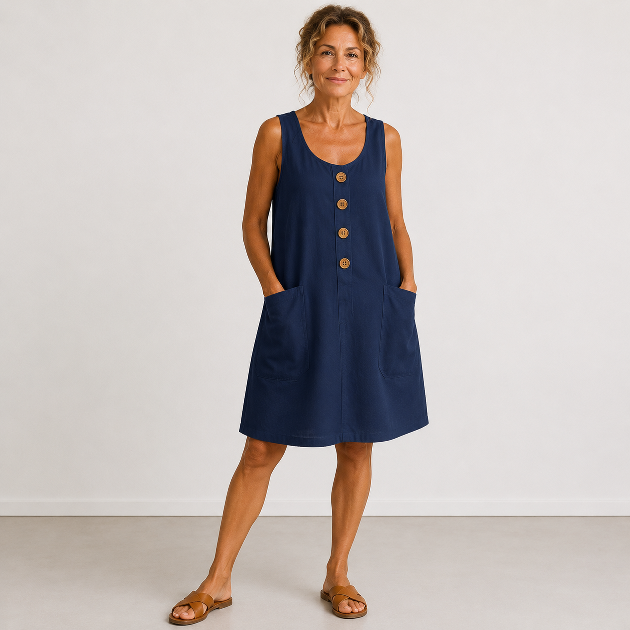 Macey's - Cotton Linen Dress
