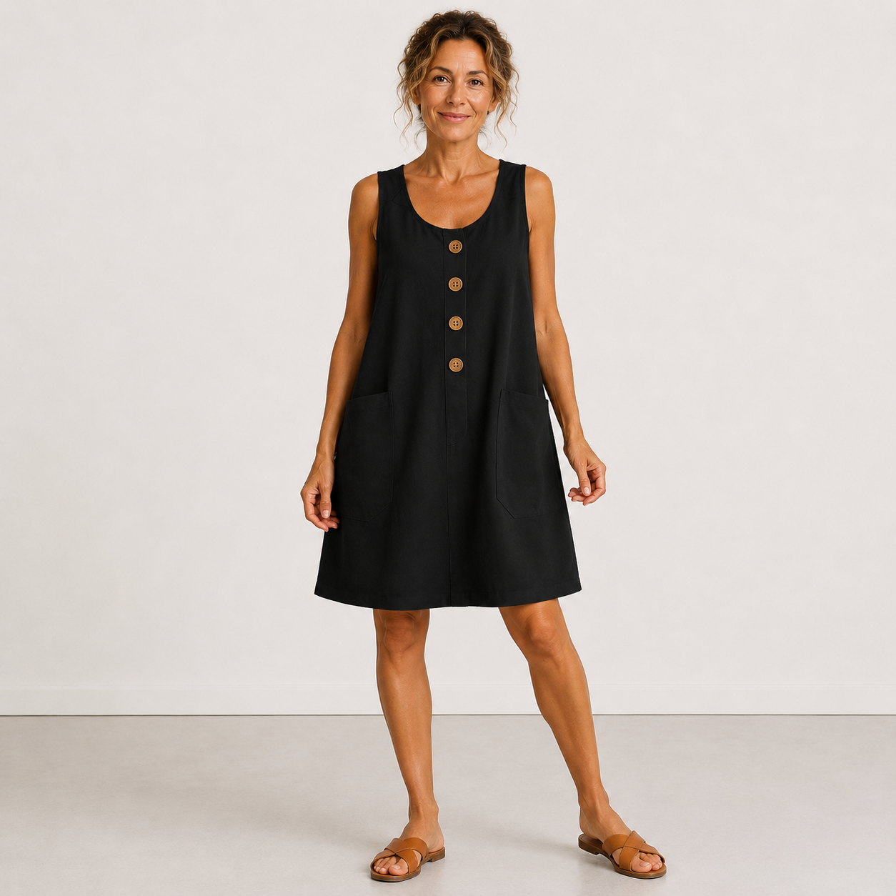 Macey's - Cotton Linen Dress