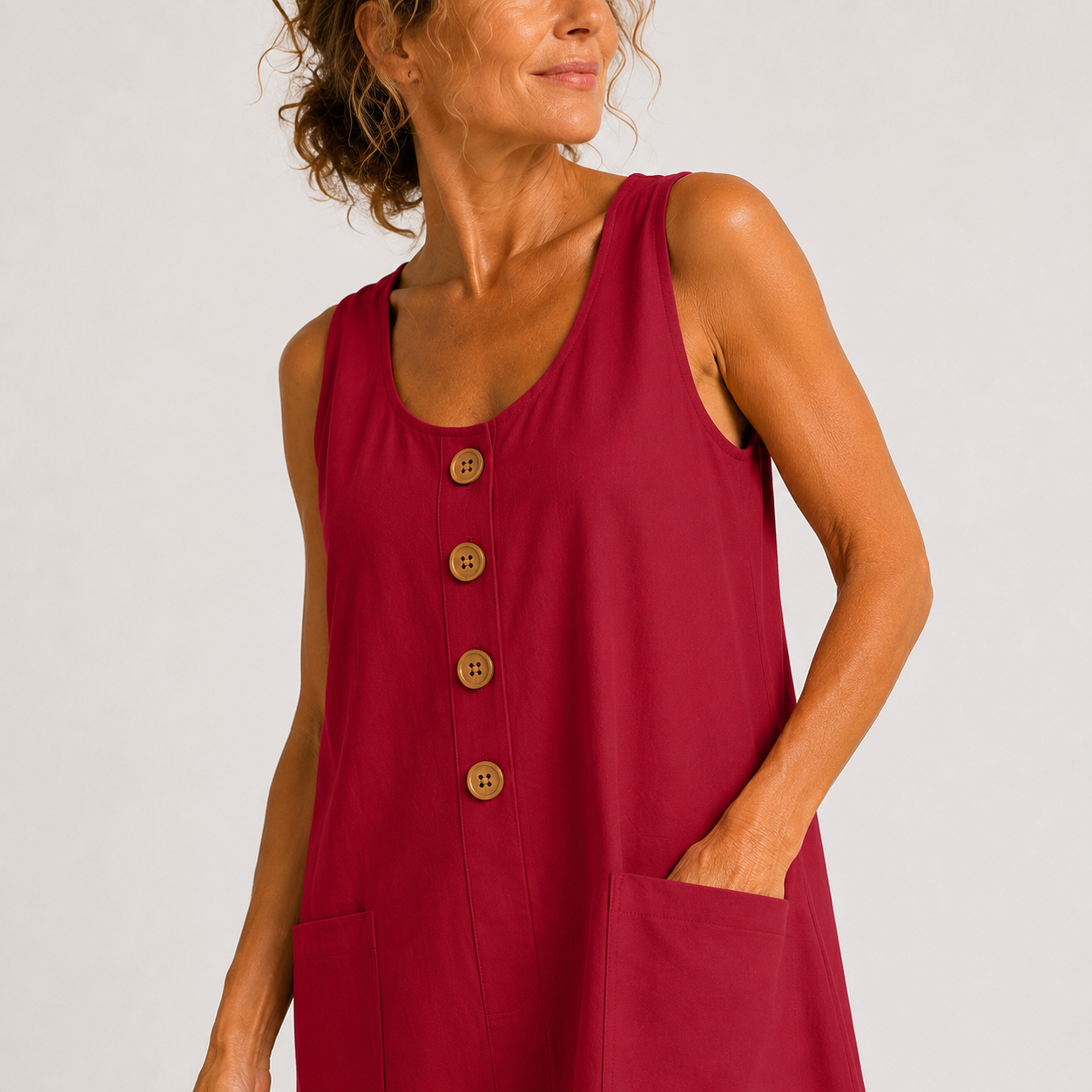 Macey's - Cotton Linen Dress