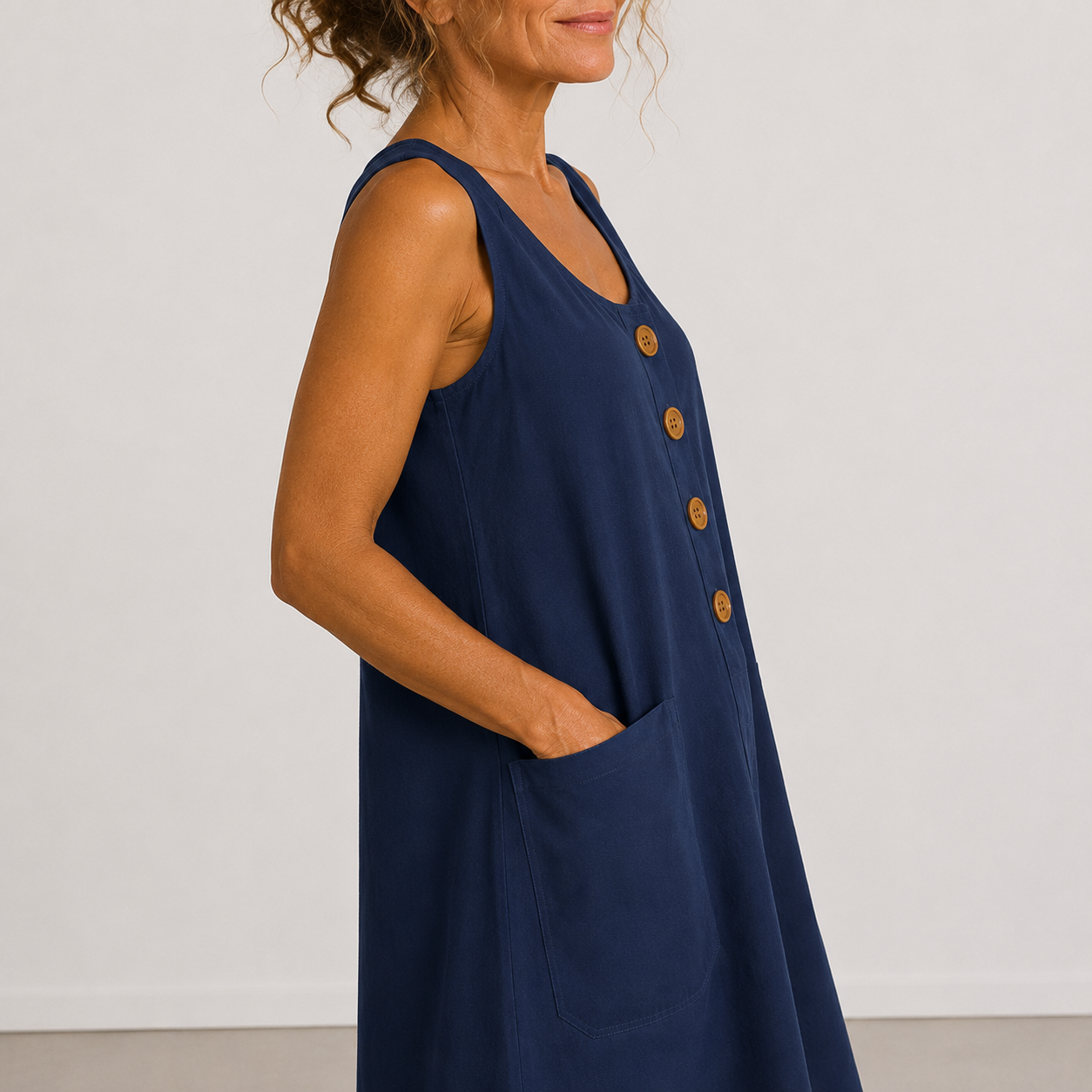 Macey's - Cotton Linen Dress