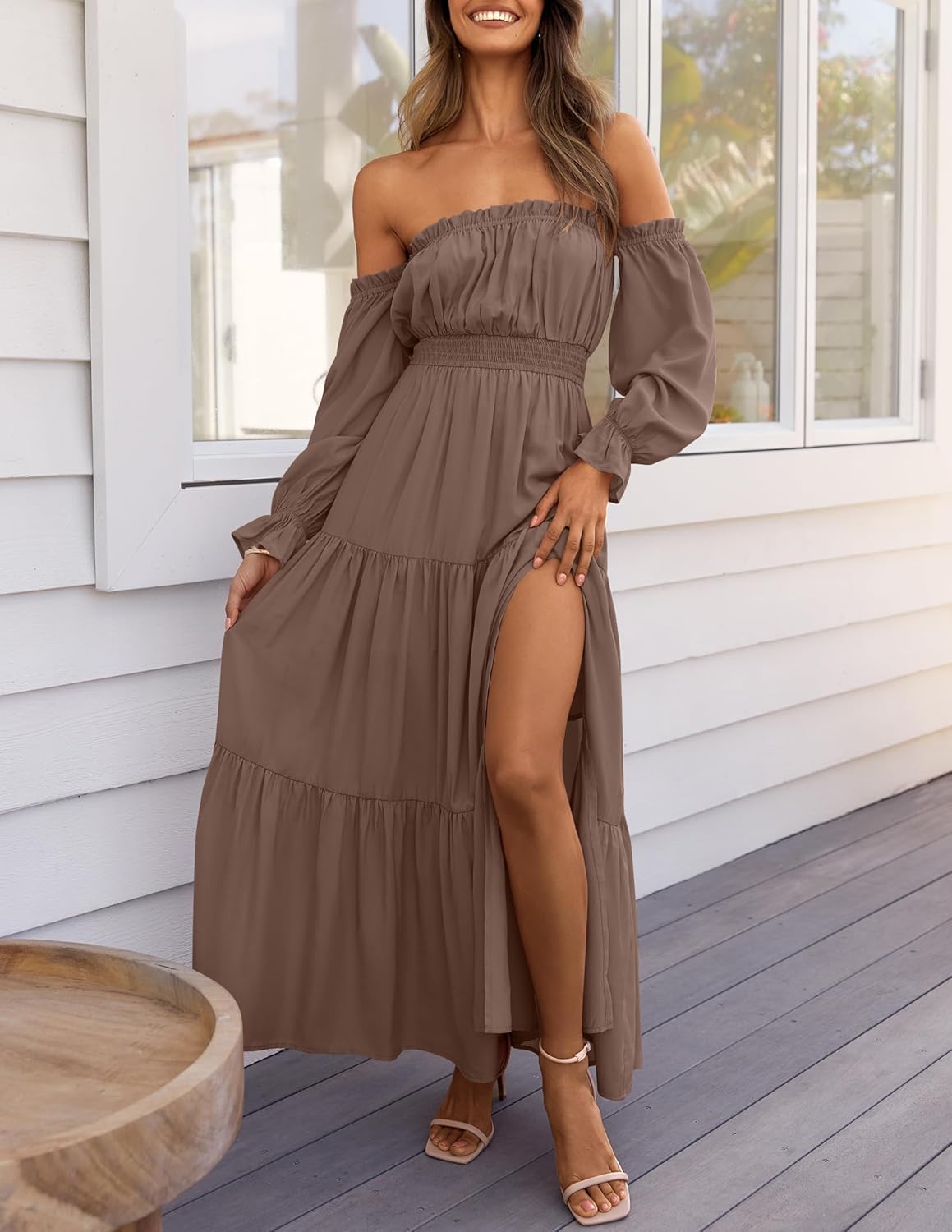 Amara™ Off-Shoulder Maxi Dress 💕