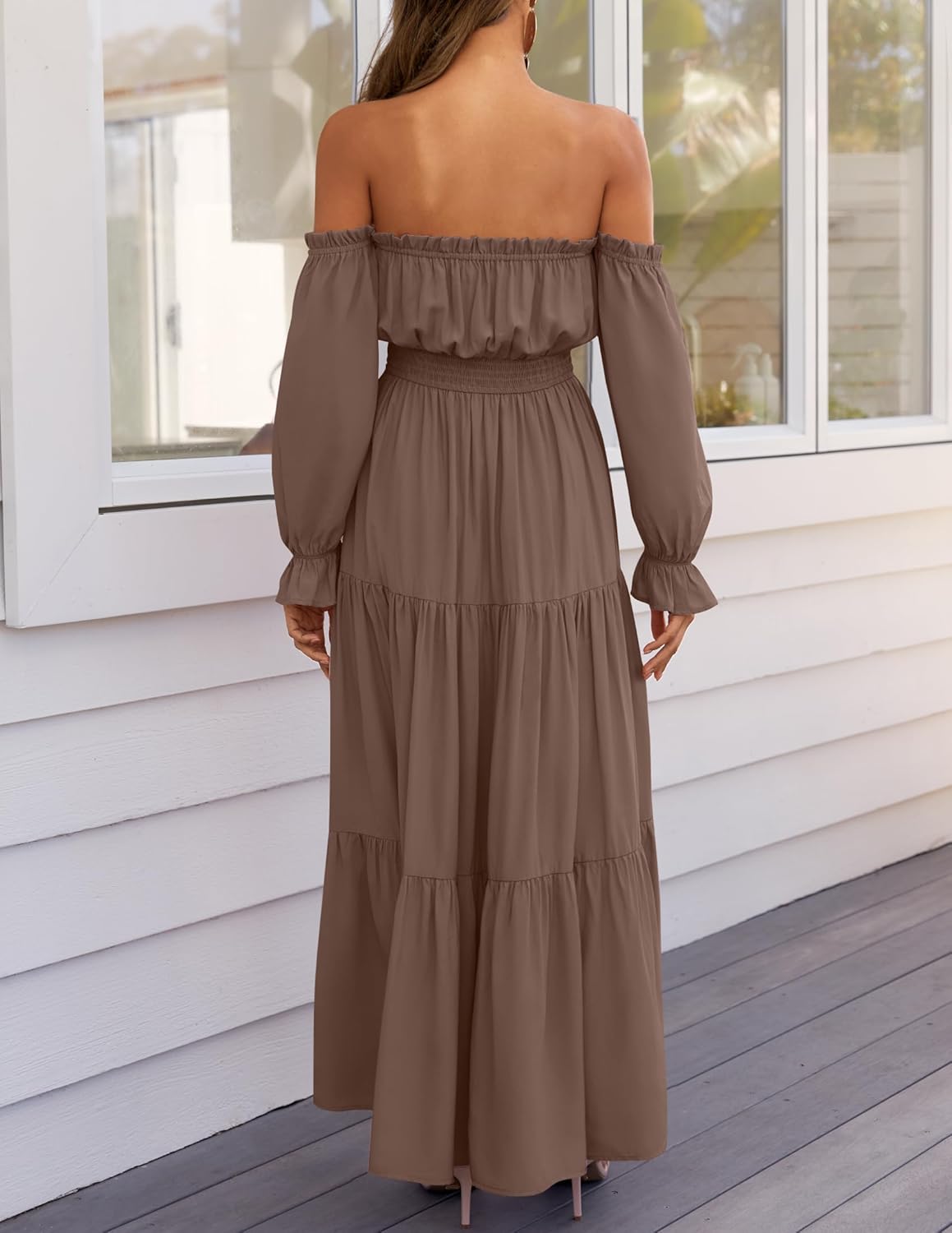 Amara™ Off-Shoulder Maxi Dress 💕