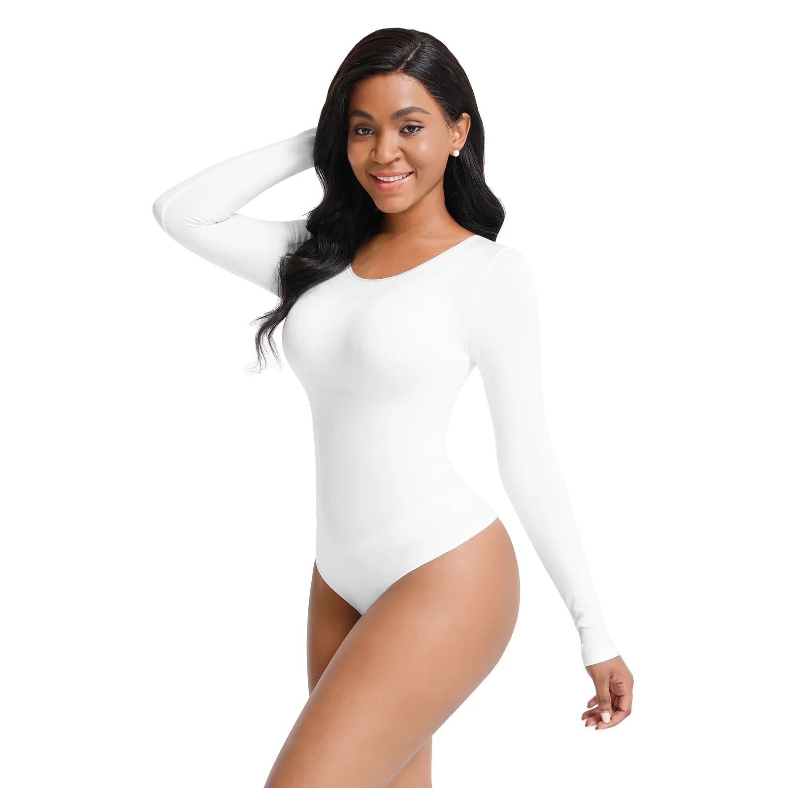 Everyday Long-Sleeve Shaping Bodysuit