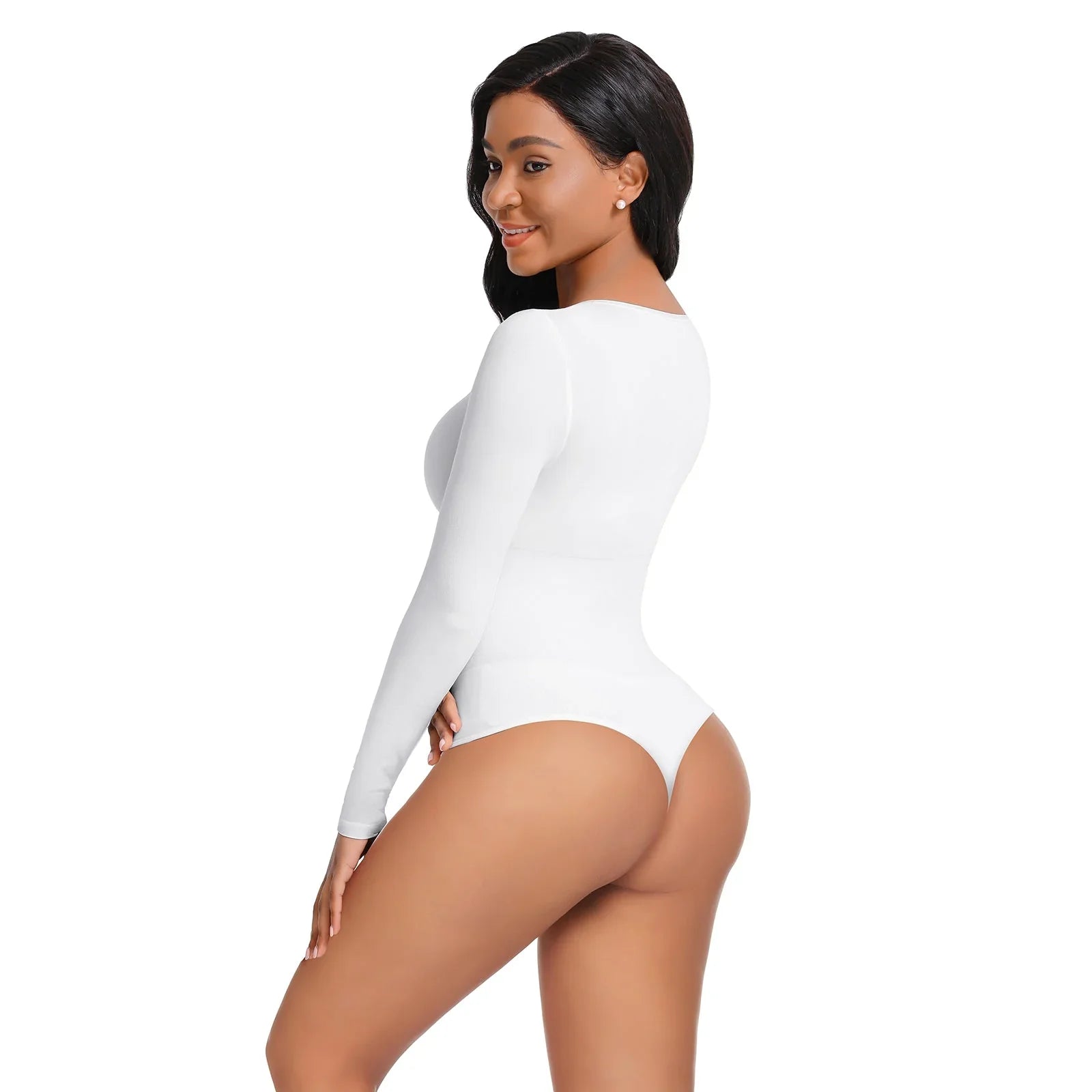 Everyday Long-Sleeve Shaping Bodysuit