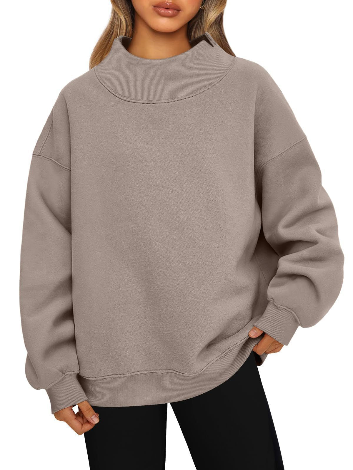 SERENA | High Collar Sweatshirt
