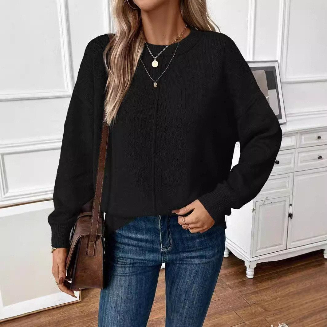 MARGOT | Women’s Soft Knit Round-Neck Sweater