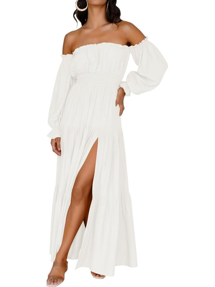 Amara™ Off-Shoulder Maxi Dress 💕