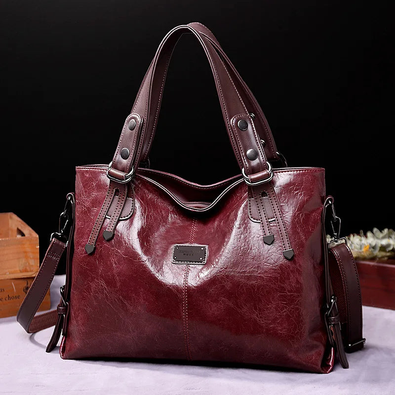 Aralyn | Women Refined Soft Leather Tote Bag
