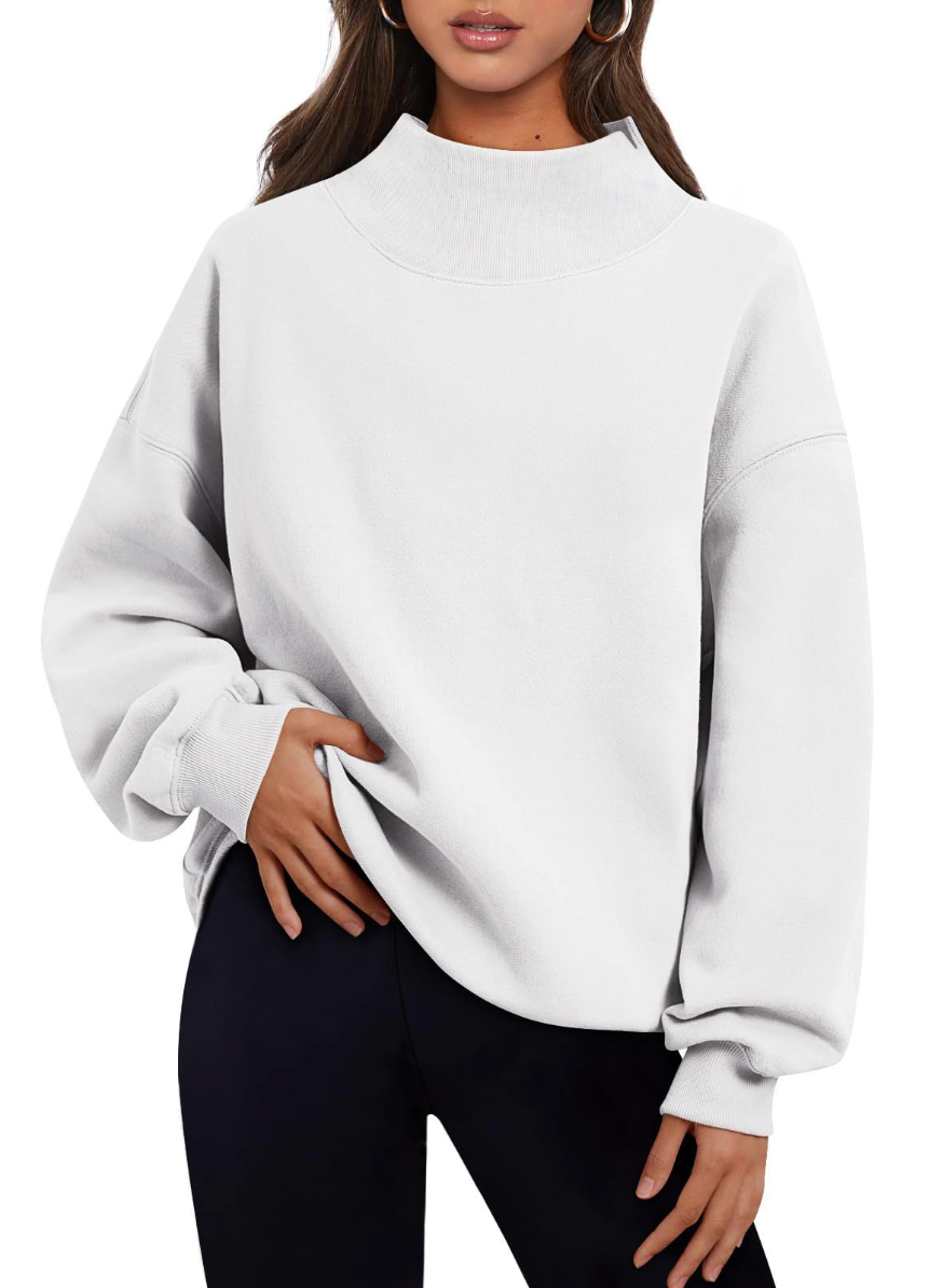 SERENA | High Collar Sweatshirt