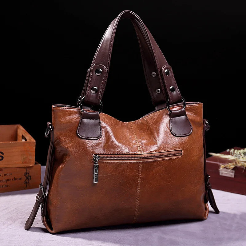 Aralyn | Women Refined Soft Leather Tote Bag