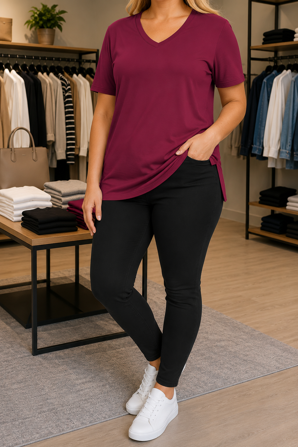 SELENA - Casual Loose Fit Tee | Buy 2 Get 1 Free