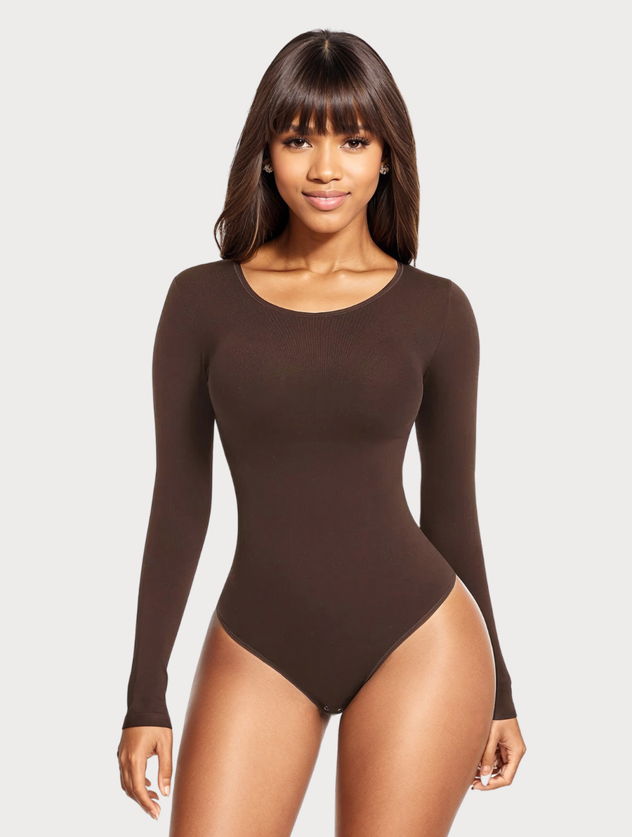 Everyday Long-Sleeve Shaping Bodysuit