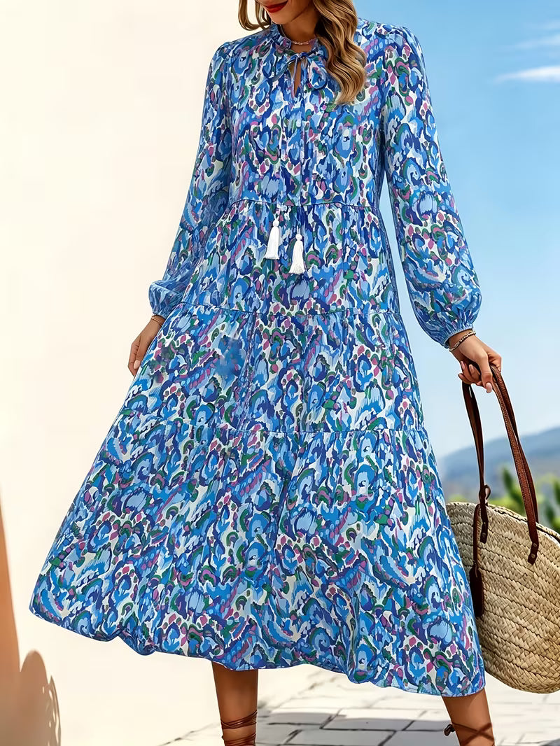 Bohemian Tassel Maxi Dress