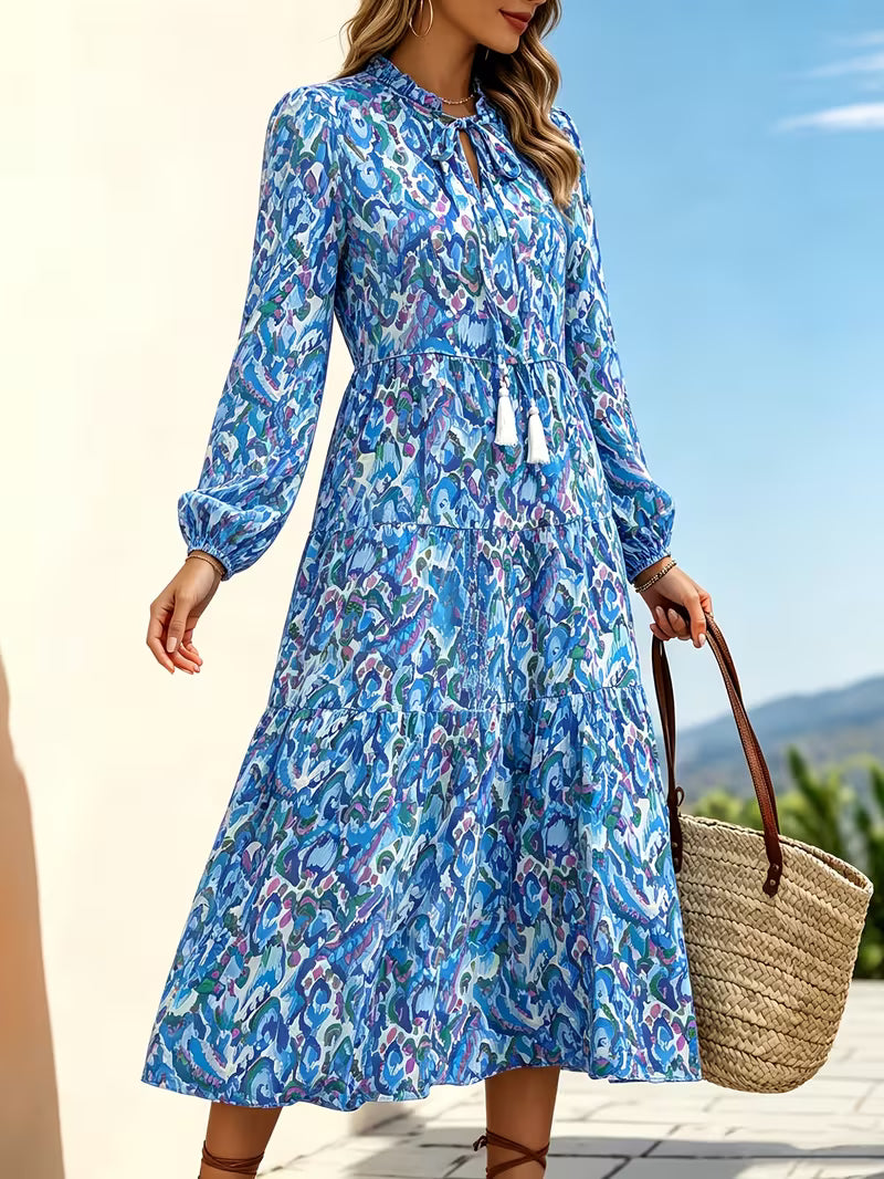 Bohemian Tassel Maxi Dress
