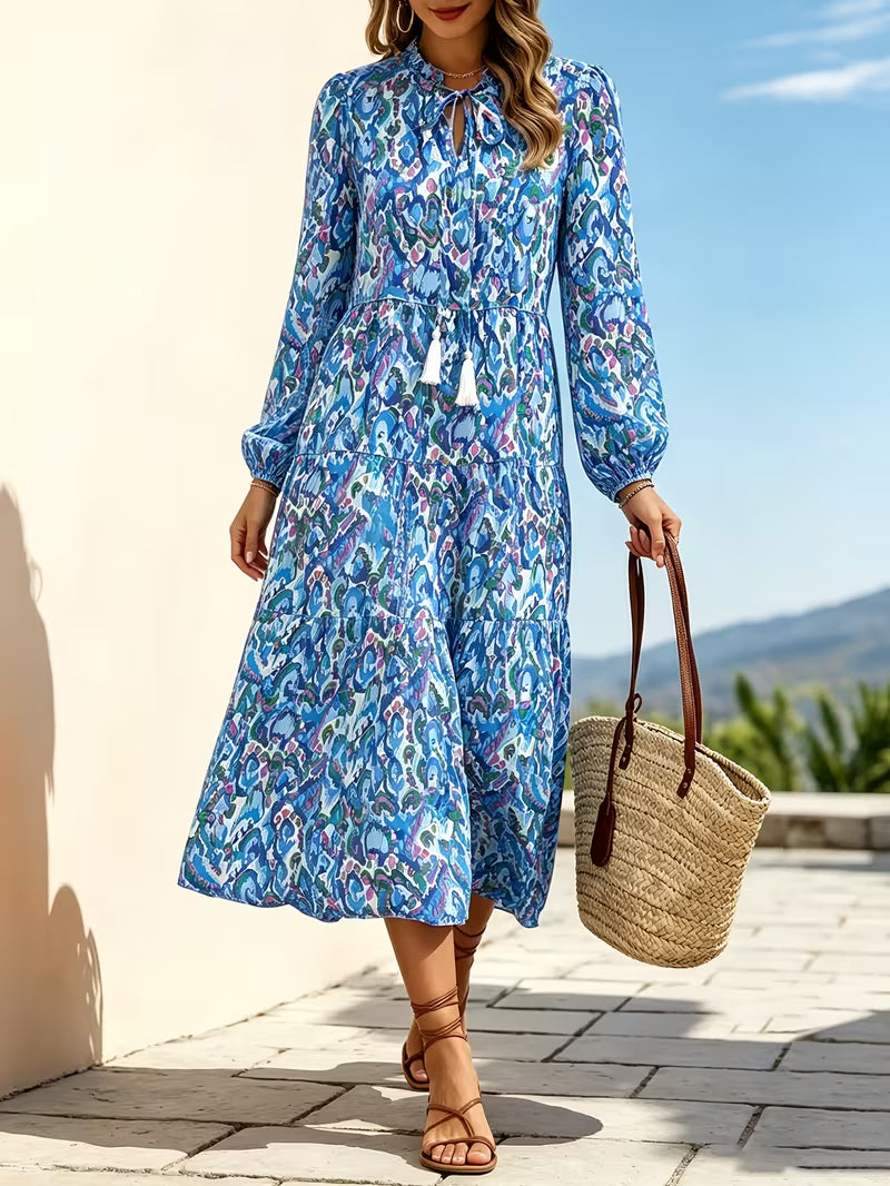 Bohemian Tassel Maxi Dress