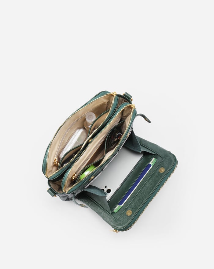 Jovie | Sleek Three-Layer Crossbody Bag