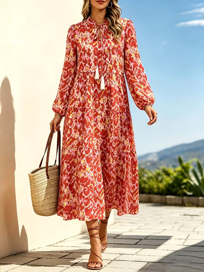 Bohemian Tassel Maxi Dress