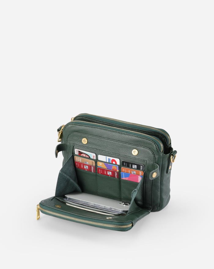Jovie | Sleek Three-Layer Crossbody Bag