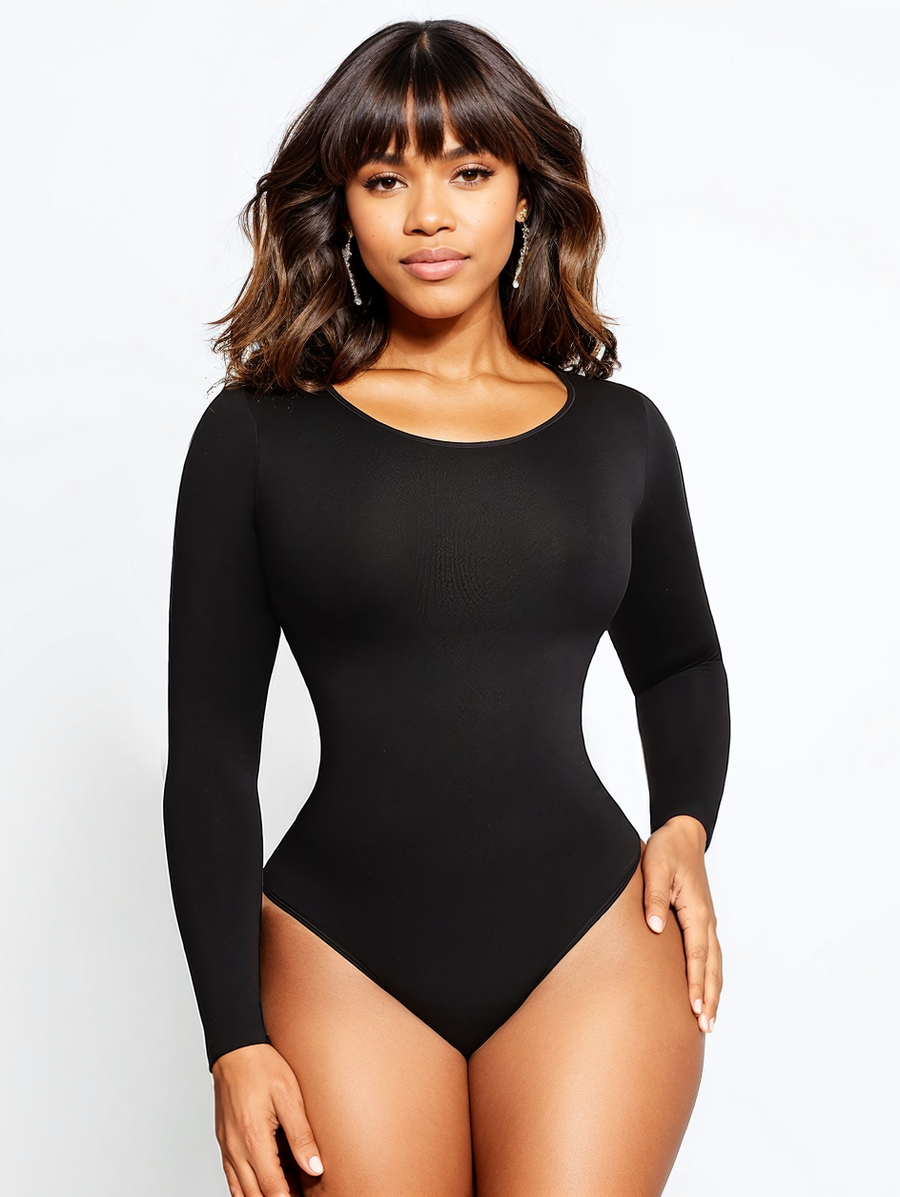 Everyday Long-Sleeve Shaping Bodysuit