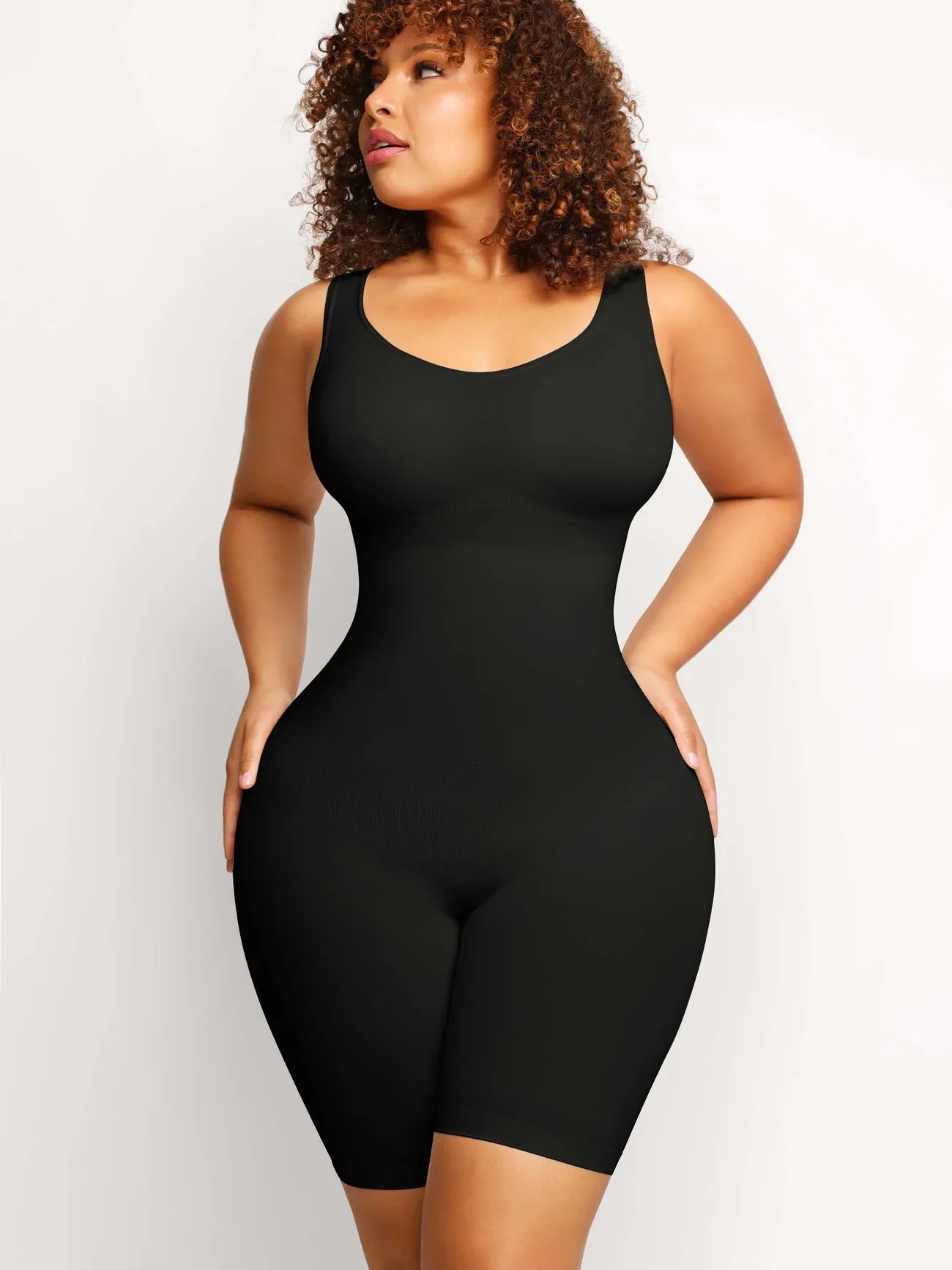 ContourSculpt Seamless Mid-Thigh Bodysuit