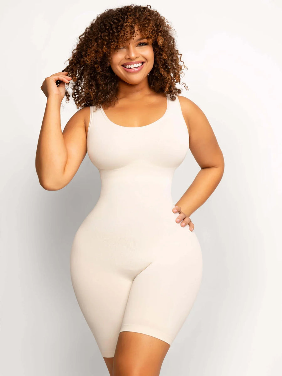 ContourSculpt Seamless Mid-Thigh Bodysuit