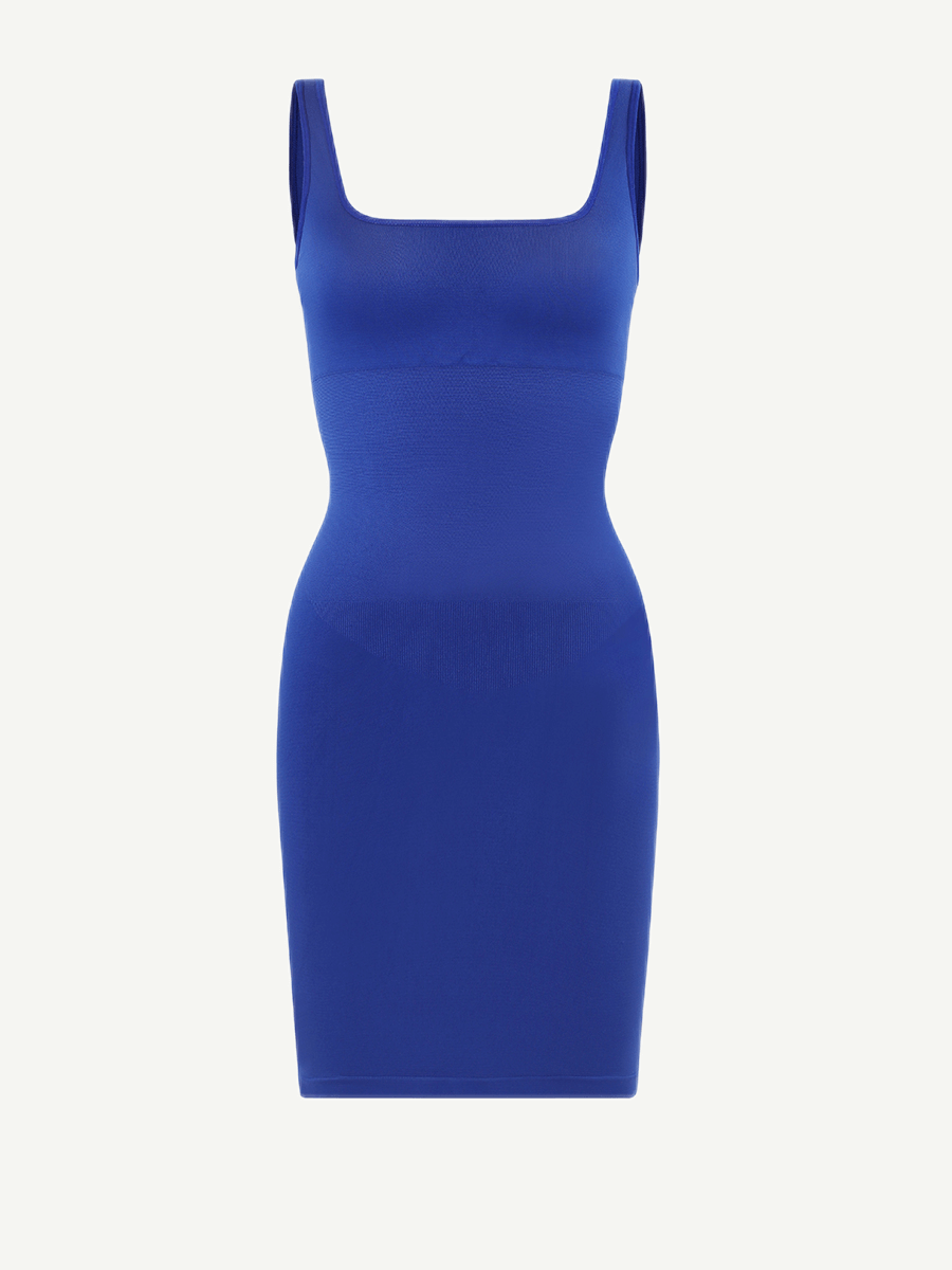 Square-Neck Seamless Dress
